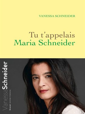 cover image of Tu t'appelais Maria Schneider